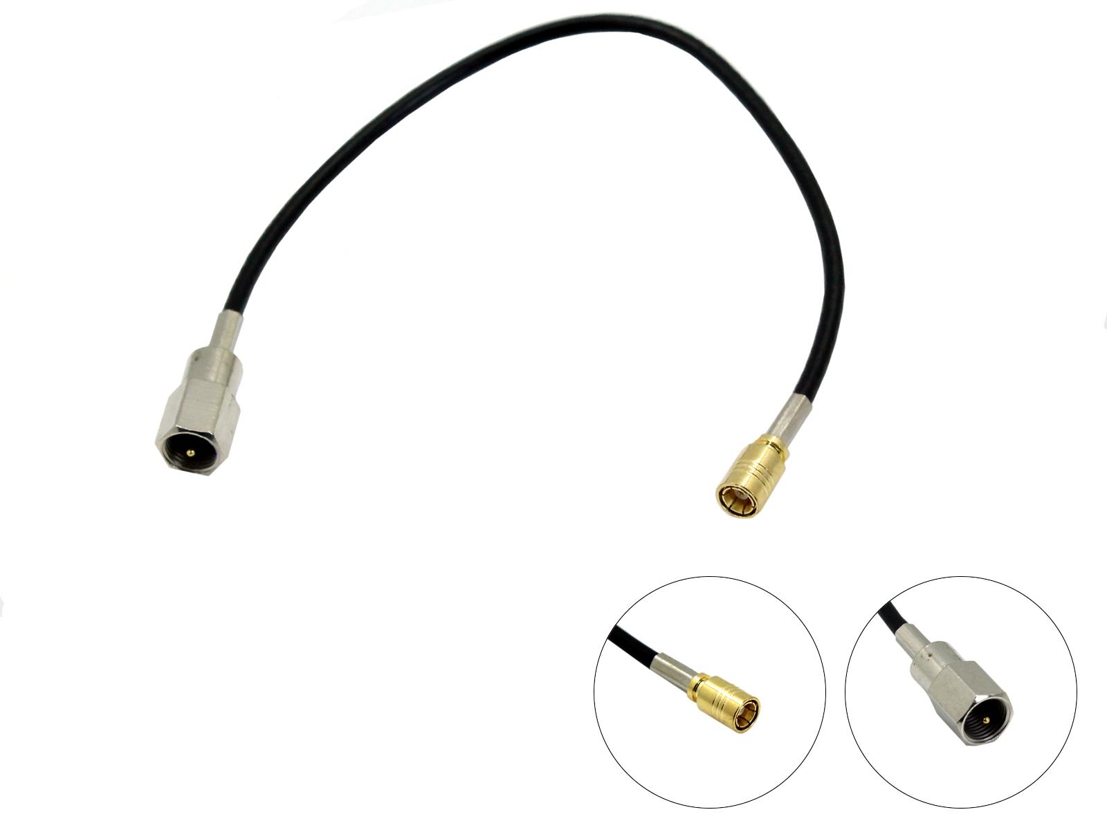 Connect2 CT27AA97 In Car DAB Digital Radio Aerial Antenna Adapter SMA to SMB 